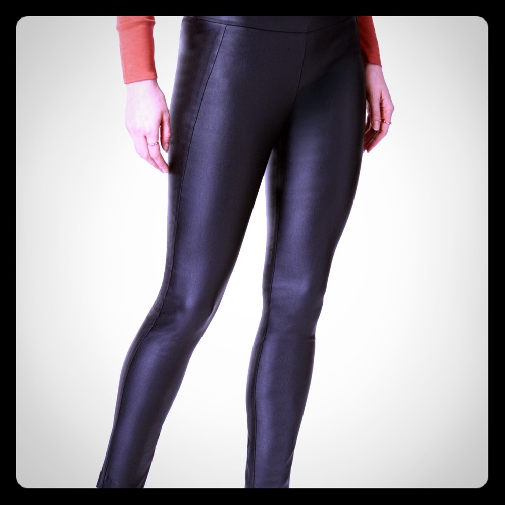 Vegan Leather Leggings